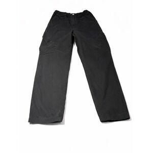 Jordan Black Cargo Pants Size Large Elastic Waist 28-31x27